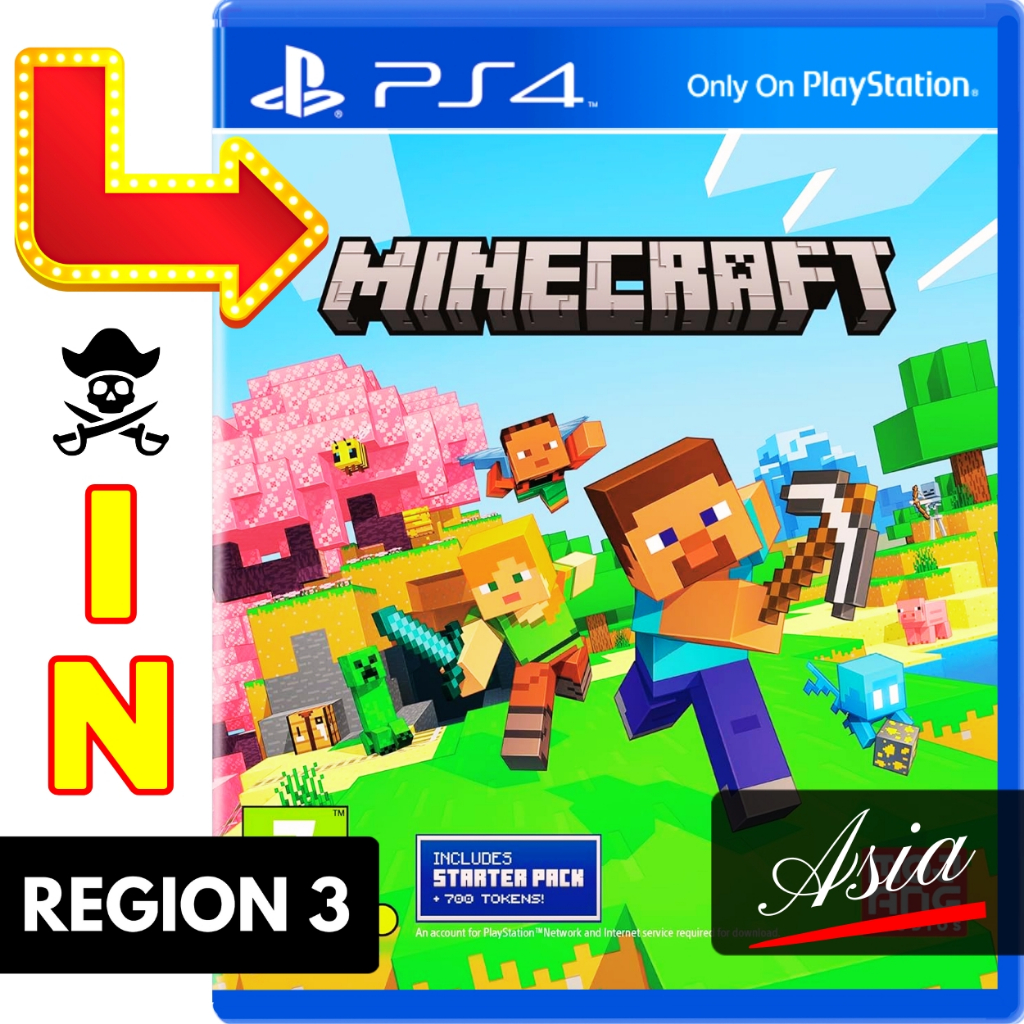 ★ - M l N E C R A F T - ★ PS4 | kaset bd game ps4 ps5 ps 4 5 grand gran theft auto gta turismo ea sp