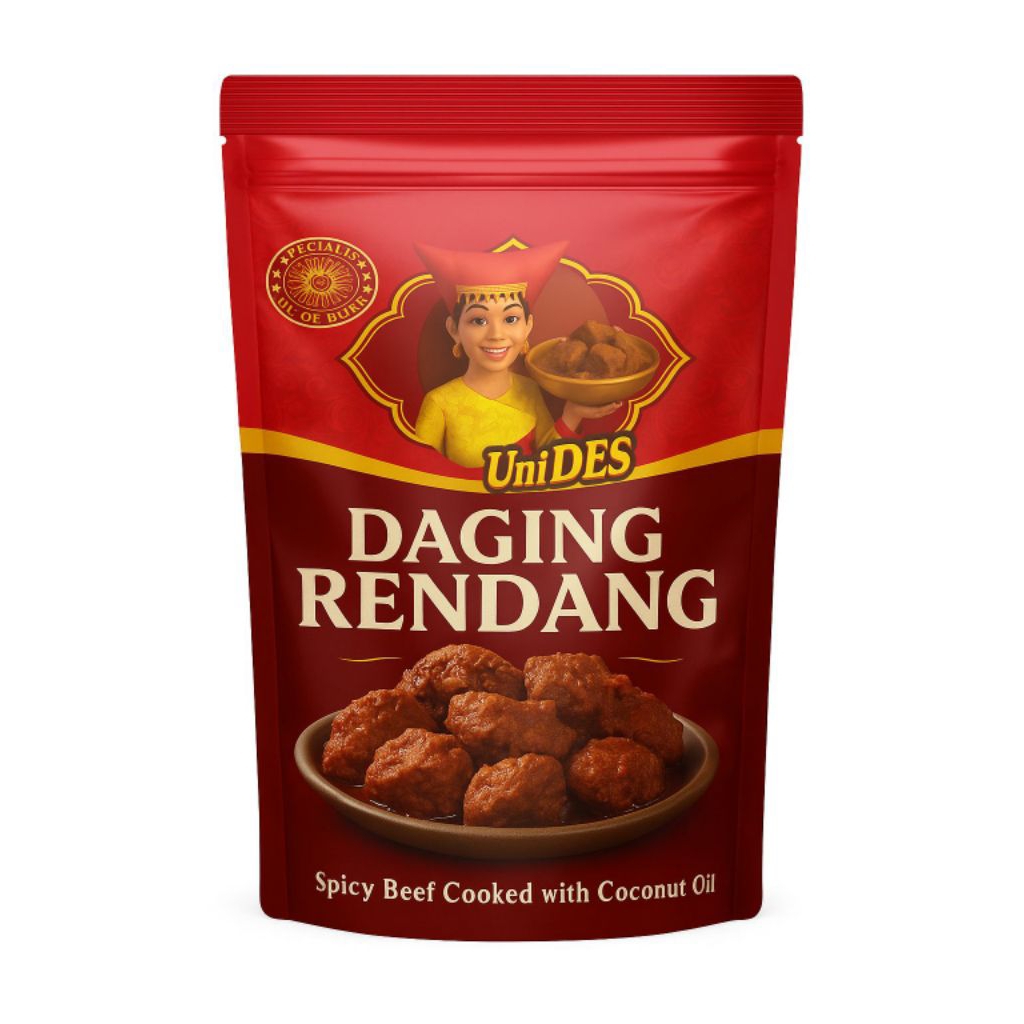 

Rendang daging uni Des 250 gram