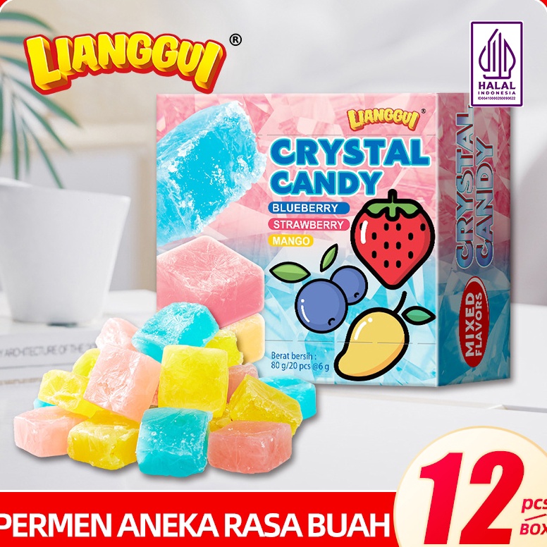 

Sale Lianggui Crystal Candy Permen Lunak Yang Dapat Dikupas Stroberi Anggur Mangga Cemilan Halal