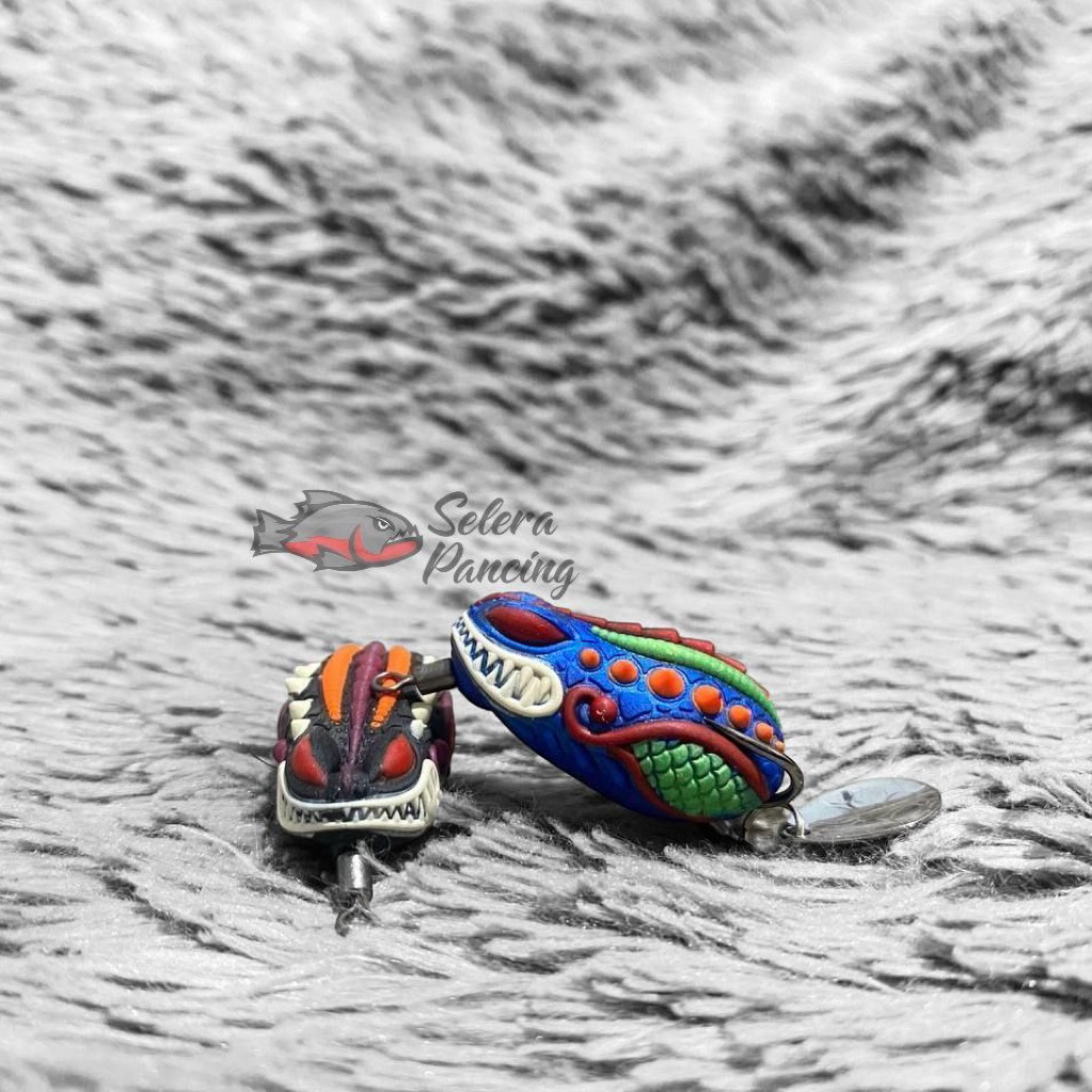 SOFT FROG THAILAND 3D ESCOBAR LURE 3,5CM Casting Toman, Gabus