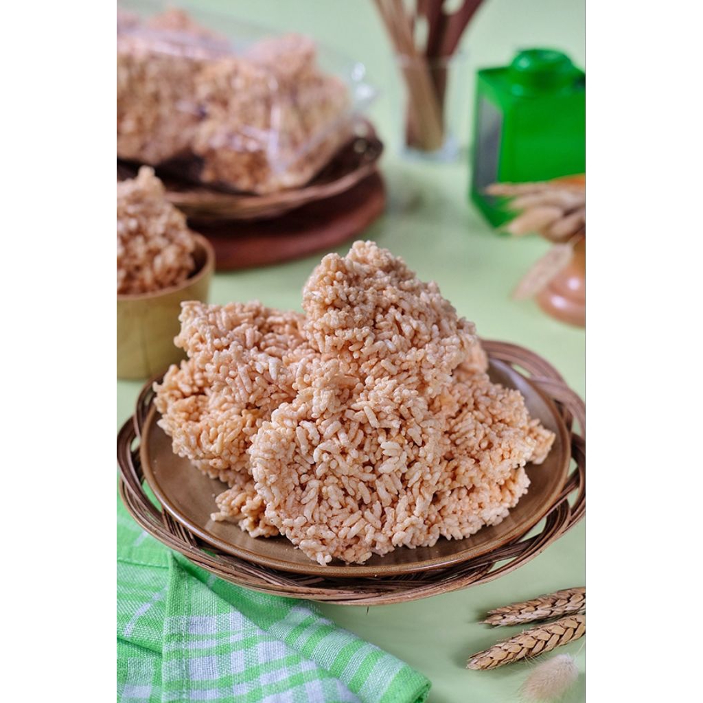 

Rengginang asli Sunda rasa terasi asli Sunda varian (500g-30keping) rasa terasi rengginang khas Sunda cemilan renyah