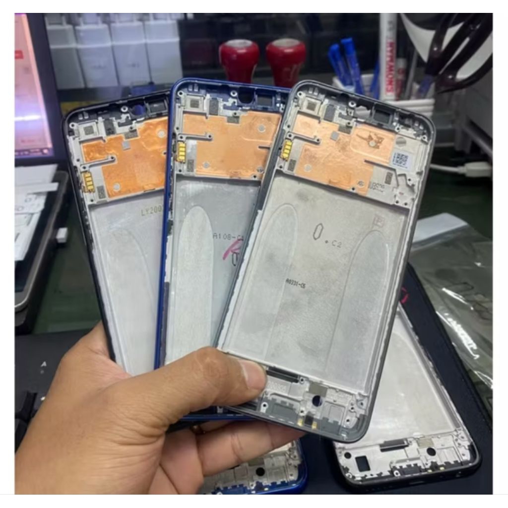 Frame lcd Xiaomi Redmi Note 8 Tatakan Lcd Xiaomi Redmi Note 8 Tulang Tengah LCD