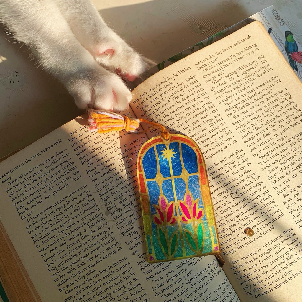 

pembatas buku | luxury bookmark acrylic The Vibrant Tulip Garden