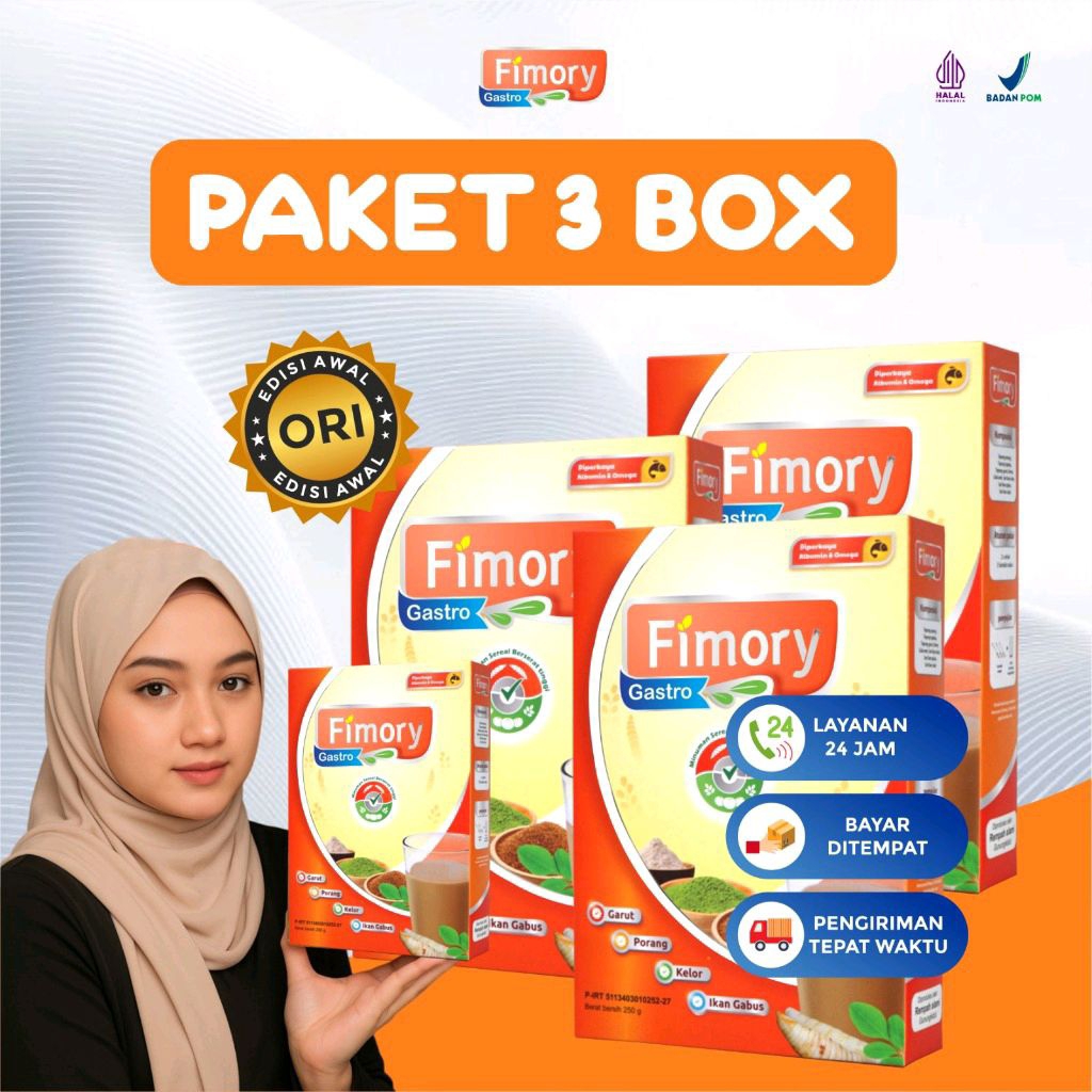

Paket 3 Box Fimory Gastro 5X Ampuh Atasi Asam Lambung Gerd Dan Maag