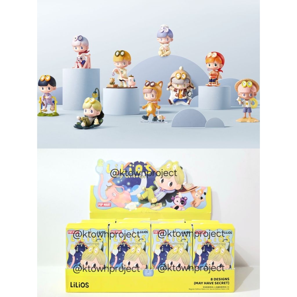 [READY - BACA CAPTION] POP MART LILIOS DAILY GETAWAYS SECRET SLIDE HEROES LITTLE GARDENER CHILLING I