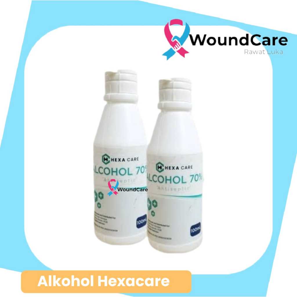 Alkohol 70% Antiseptik 100 Ml Alcohol Rawat Luka W2