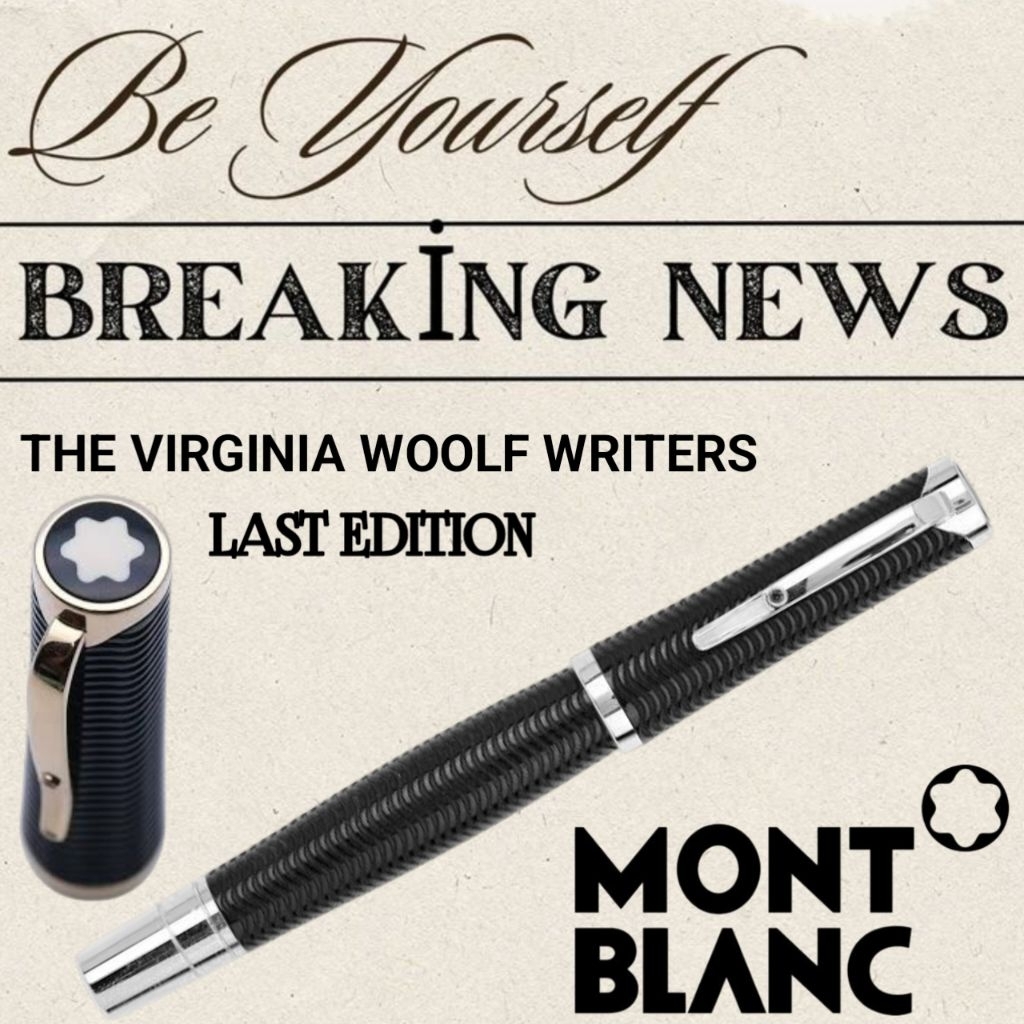 

Ballpoint Mewah Pulpen Monbl@nc Roller Ball VIRGINIA WOOLF WRITERS EDITION Cuma Ada 2 Pcs Gratis Box Exlusive