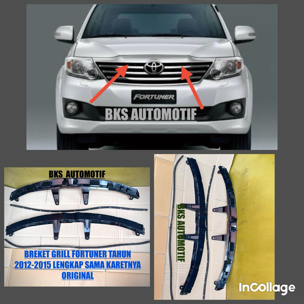 BREKET GRIL FORTUNER VNT TAHUN 2012-2015 ORIGINAL