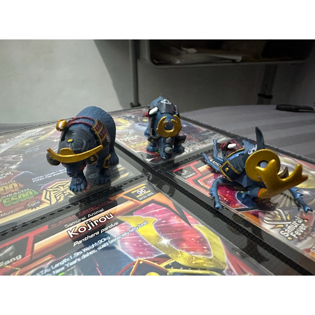 animal kaiser figur samurai set