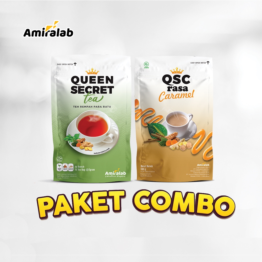 

PAKET COMBO HEMAT Queen Secret Caramel & QSTea Minuman Teh Herbal Solusi Membantu Kesehatan Wanita