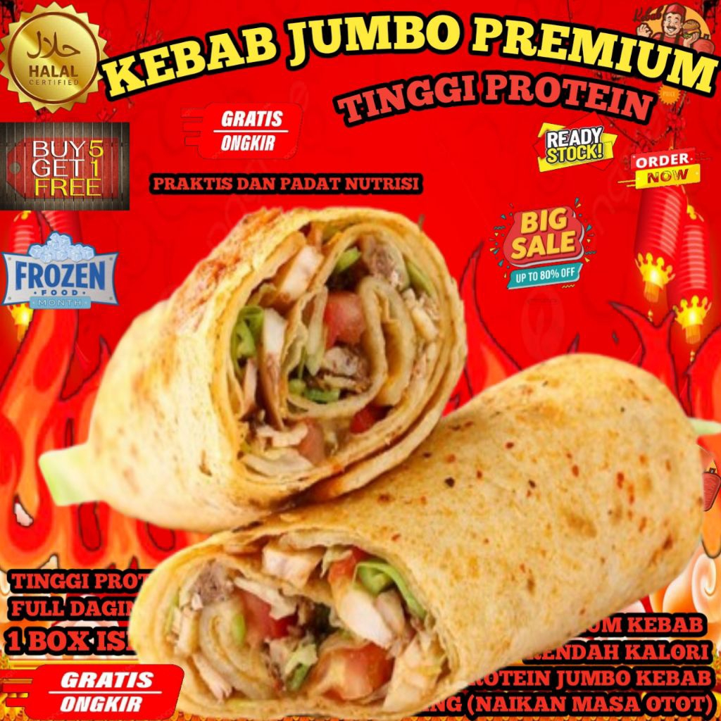 

kebab high protein rendah kalori meal preparation protein 41 gram per servings 1 kebab membantu menambahkan asupan protein setiap harinya