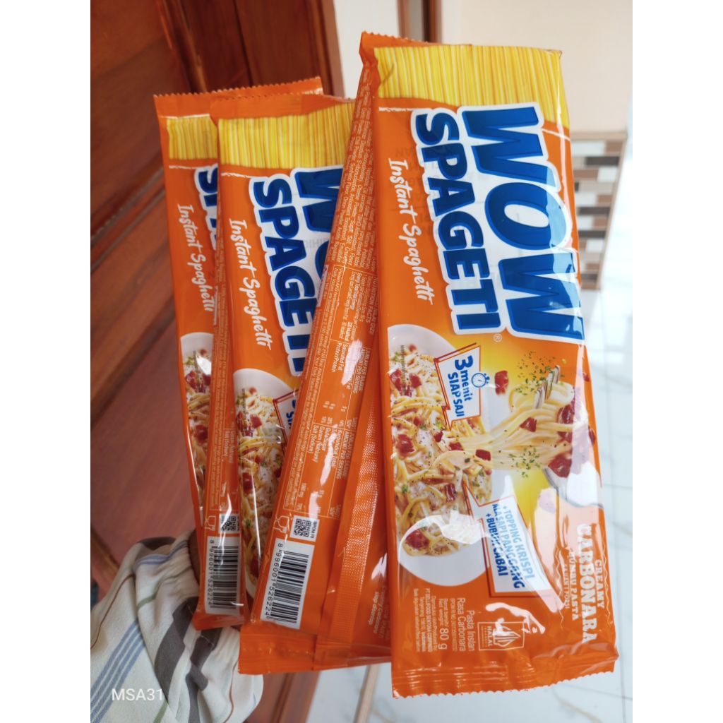 

SPAGETI WOW / MIE INSTAN / MIE SPAGETI / SPAGETI