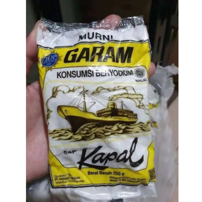 

KAPAL 250gr Garam Dapur murni beryodium | ayushp