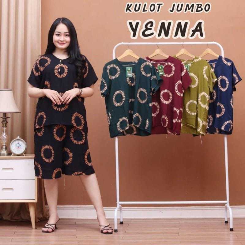 Daster Rayon Setelan Celana Pendek Wanita Busui Bermotif Lengan Pendek