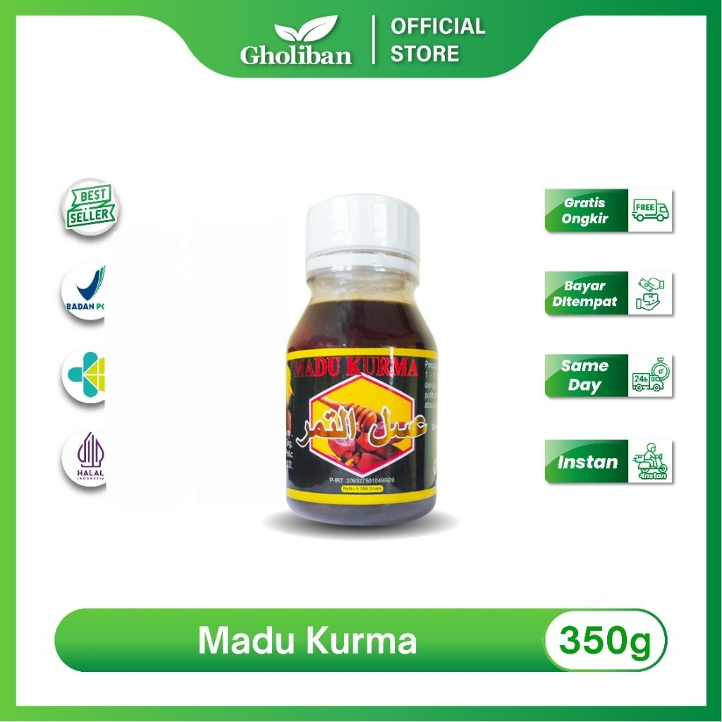 

Gholiban Madu Kurma 350g Meningkatkan Stamina Tubuh