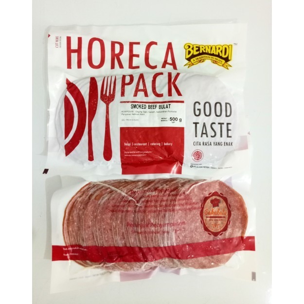 

SMOOKED BEEF BERNARDI HORECA PACK 500GR