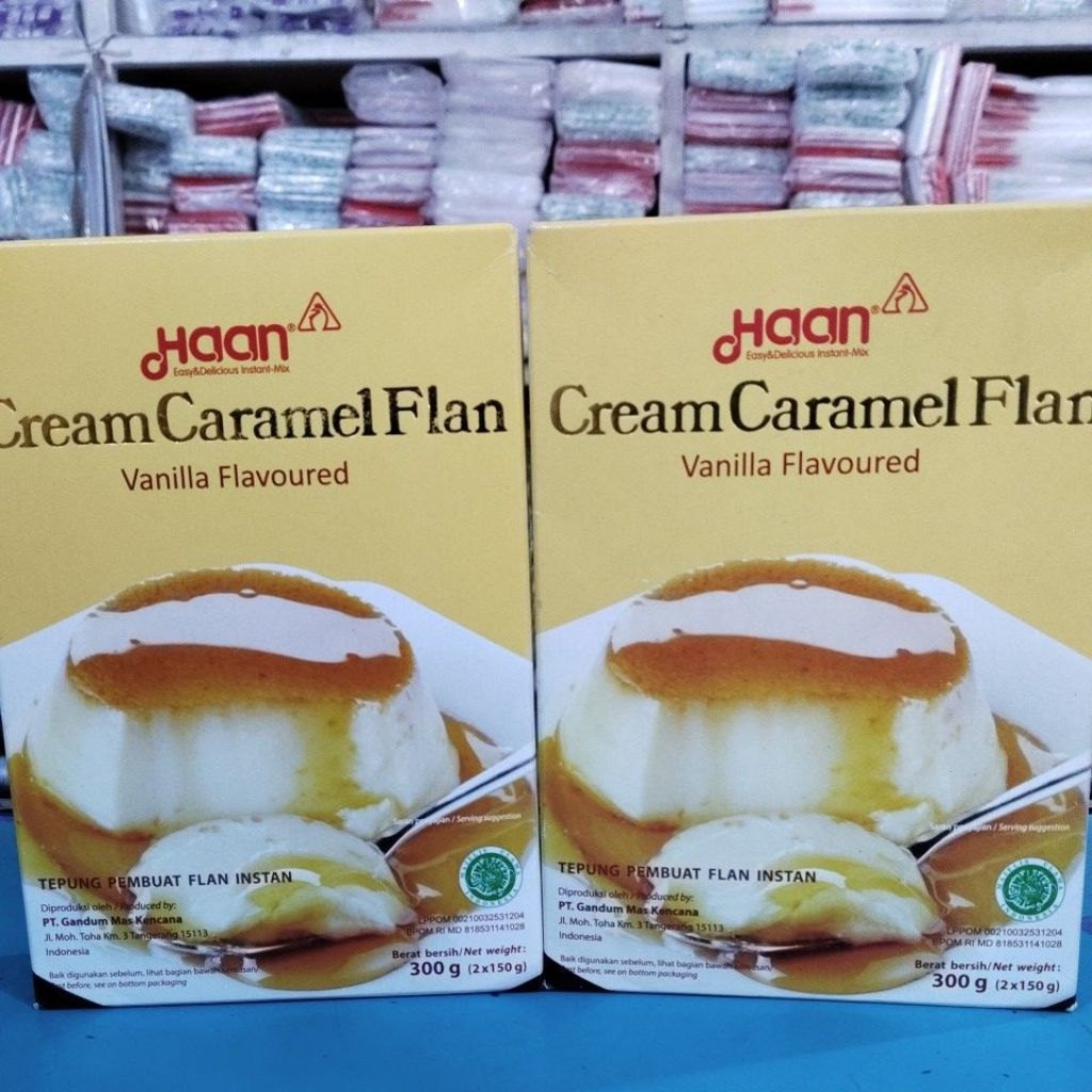 

HAAN Cream caramel flan Tepung pembuat flan instan 300gr