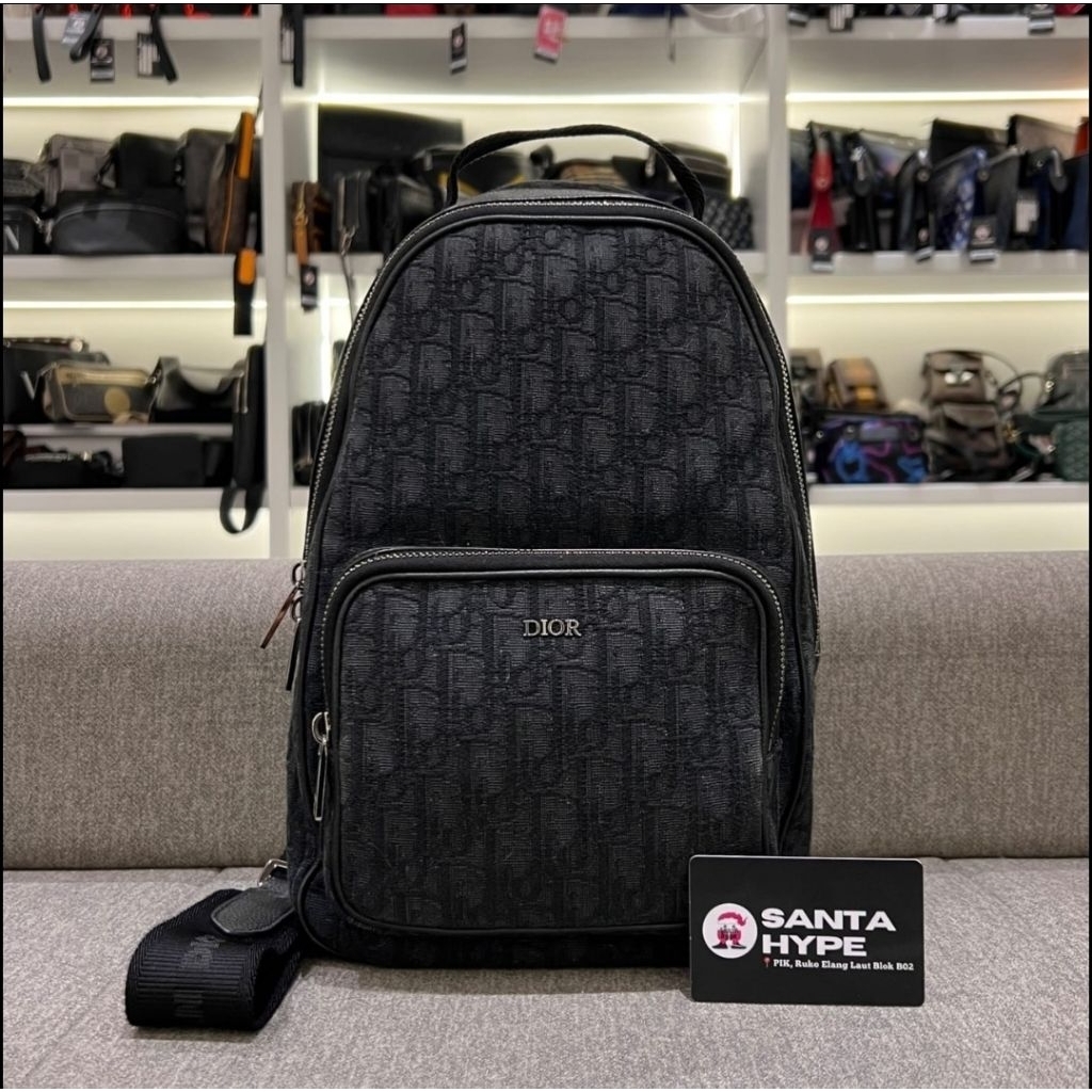 Dior Mini Rider Oblique Sling Bag