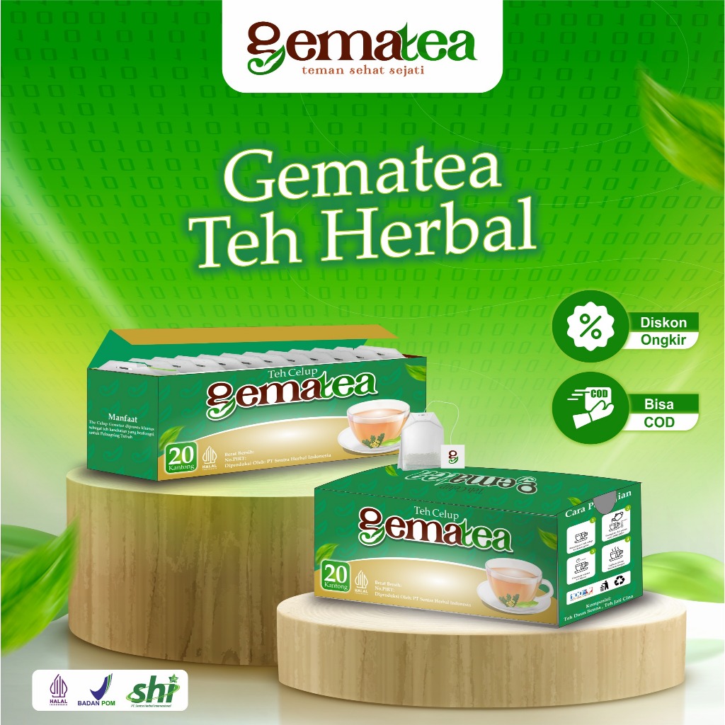 

Gematea Teh Celup Untuk Pelangsing Herbal