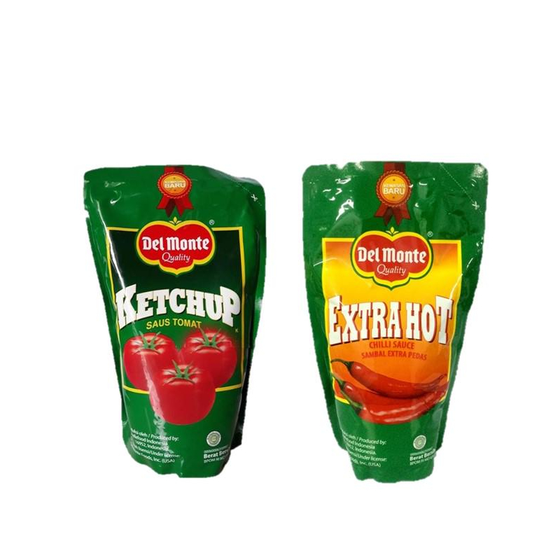 

Del Monte Extra Hot 1kg / Del Monte Ketchup 1kg | Delmonte Saos Sambal 1kg / Delmonte Saos Tomat 1kg