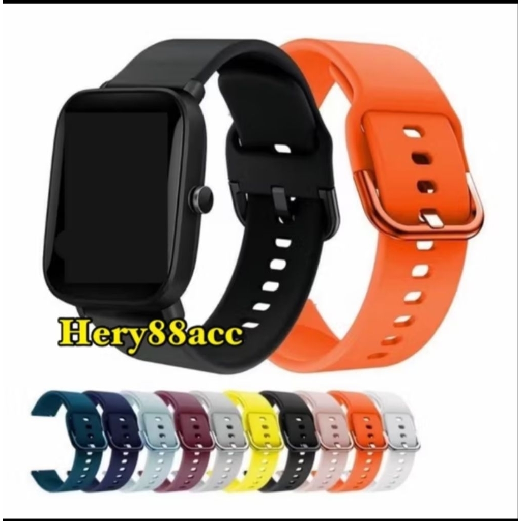 Strap Maimo Watch WT2105 Tali Jam Rubber Colorful Buckle Model Active