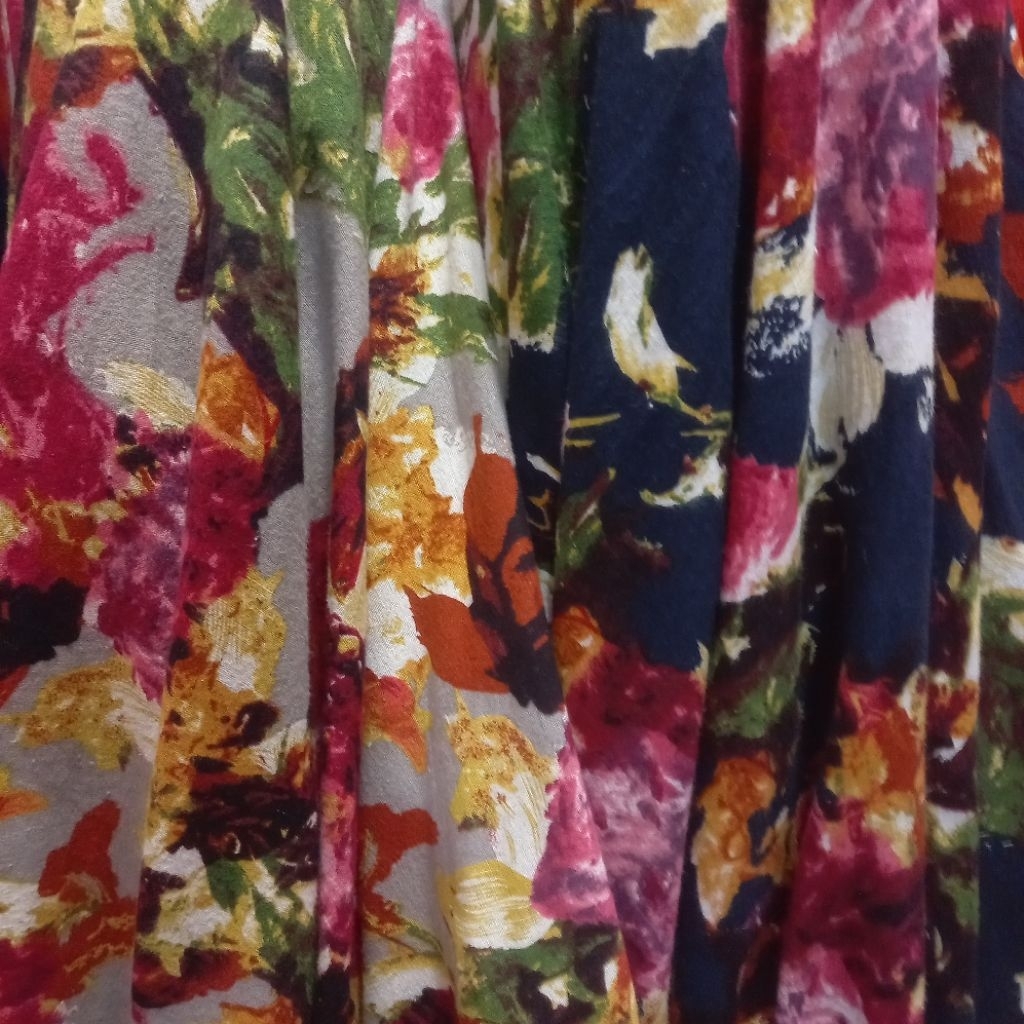 1/2 meter Kain Flanel (2 Warna) | Katun Flanel | Bahan Flanel | Kain Meteran | Katun Flanel Motif | 