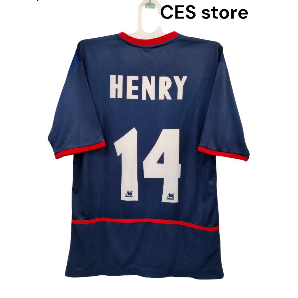 jersey baju bola retro sport gunners away henry multisport