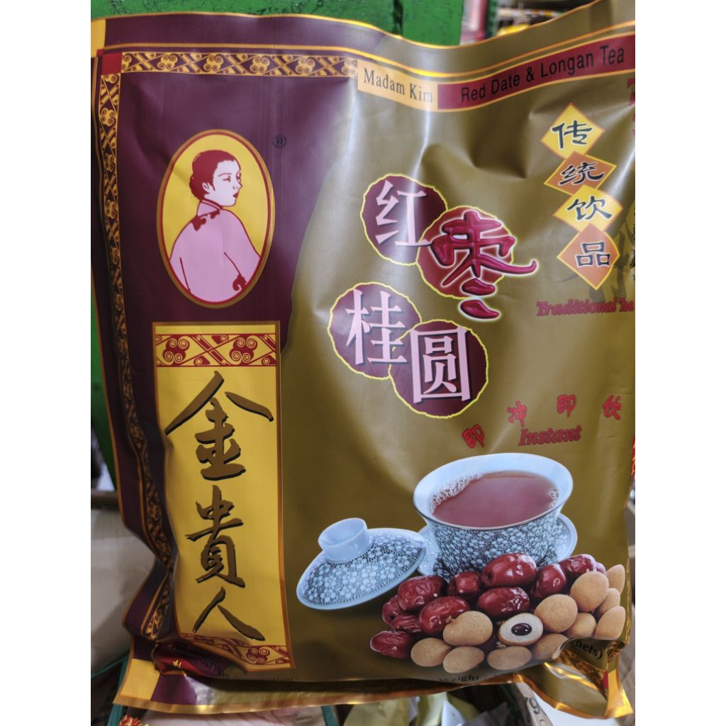 

Madam Kim Red Date & Longan Tea Tradition Tea Instant 324gr 18 sachet