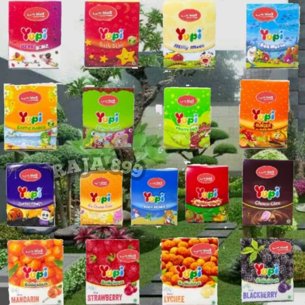 

YUPI PERMEN JELLY GUMMY BOX ISI 24 PCS ANEKA VARIAN