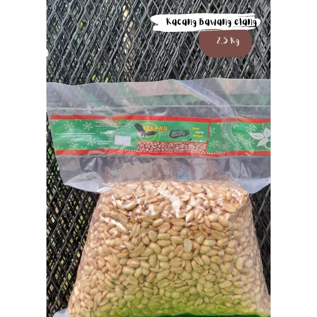 

Kacang Bawang Elang 2,5 Kg/Kacang Bangkok Elang 2,5 Kg