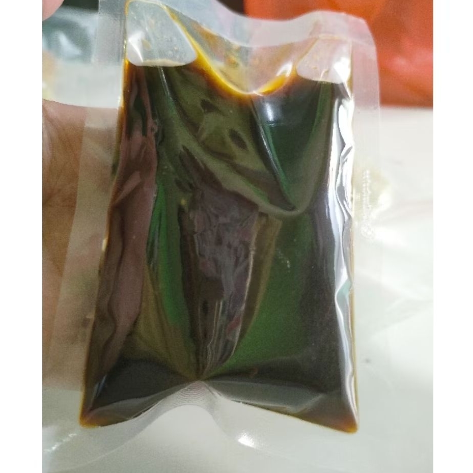 

cuko tambahan, cuko saset, cuko pempek, cuko enak kental pedas manis asam