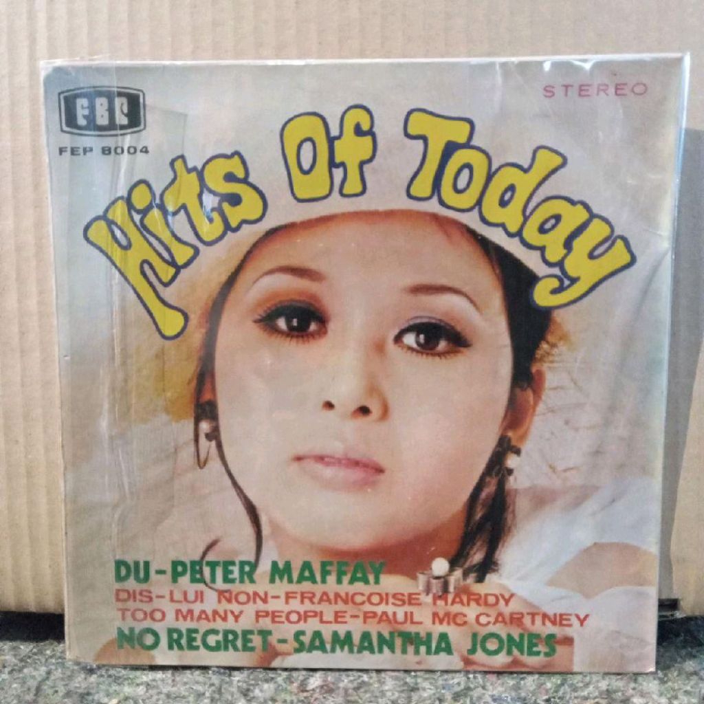 Vinyl Piringan Hitam 7 inch Hits Of Today - Paul Mc Cartney, Francoise Hardy, Samantha Jones, Peter 