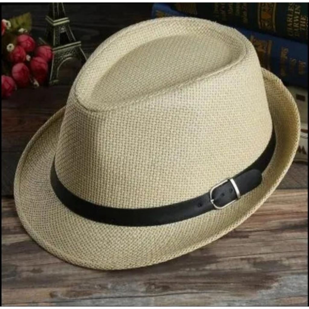 topi pedora gesper topi jazz vintage topi import