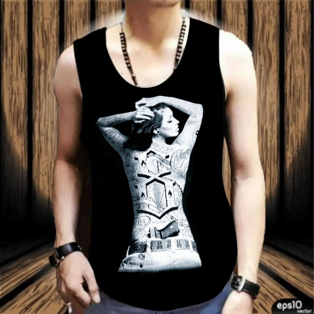 baju kaos distro / baju kaos singlet / baju kaos lekbong / baju kaos gambar cewe bertato/ baju kaos 