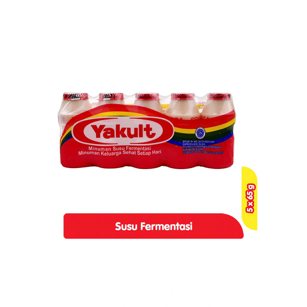 

Yakult Minuman Susu Fermentasi 5 x 65 ml
