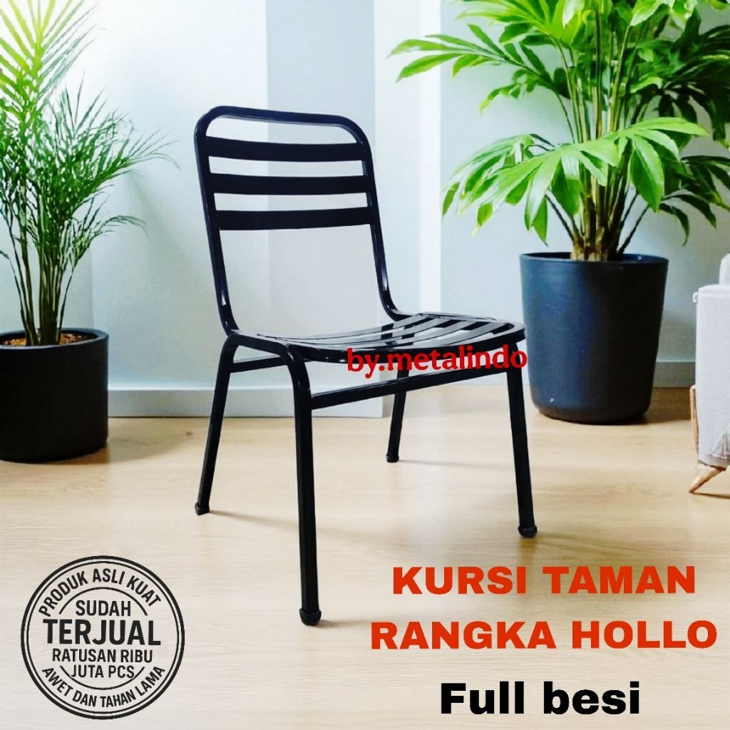 Kursi Taman Outdoor Kursi Caffe Besi Anti Karat Kursi Teras Depan Rumah