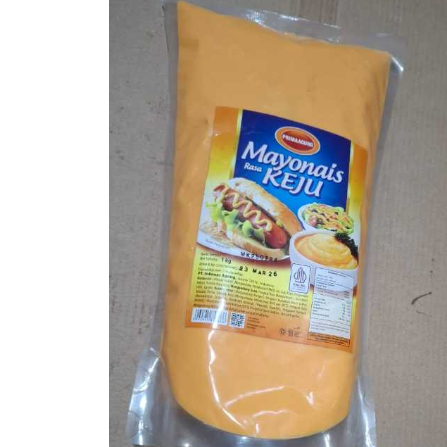 

mayonais rasa keju prima agung 1kg