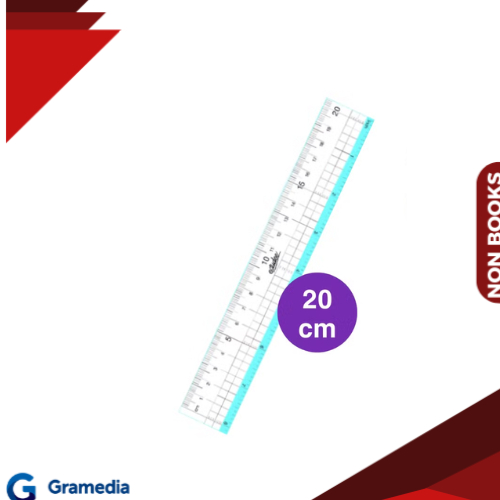

Gramedia Medan - ESTUDEE GRAPHIC RULER 20CM BLUE ES-R020