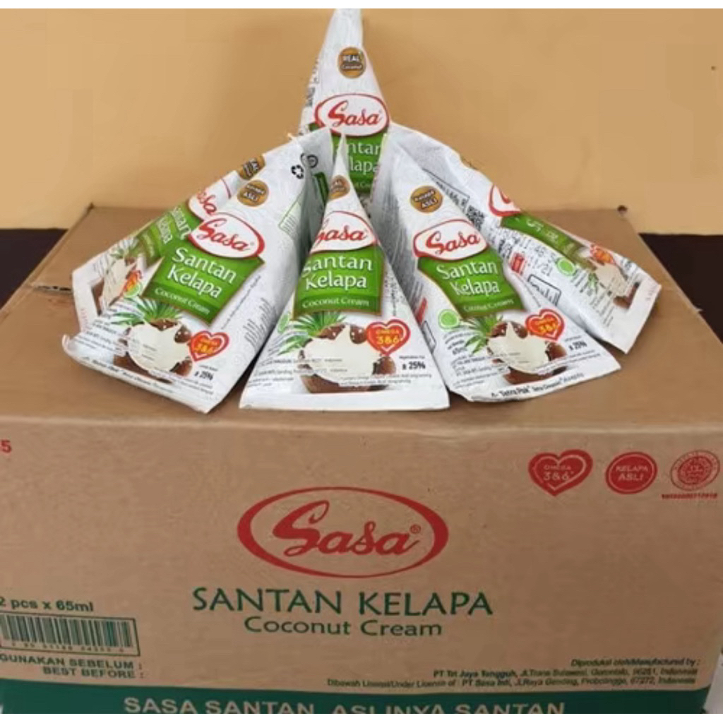 

Santan sasa 65ml isi 32 pcs