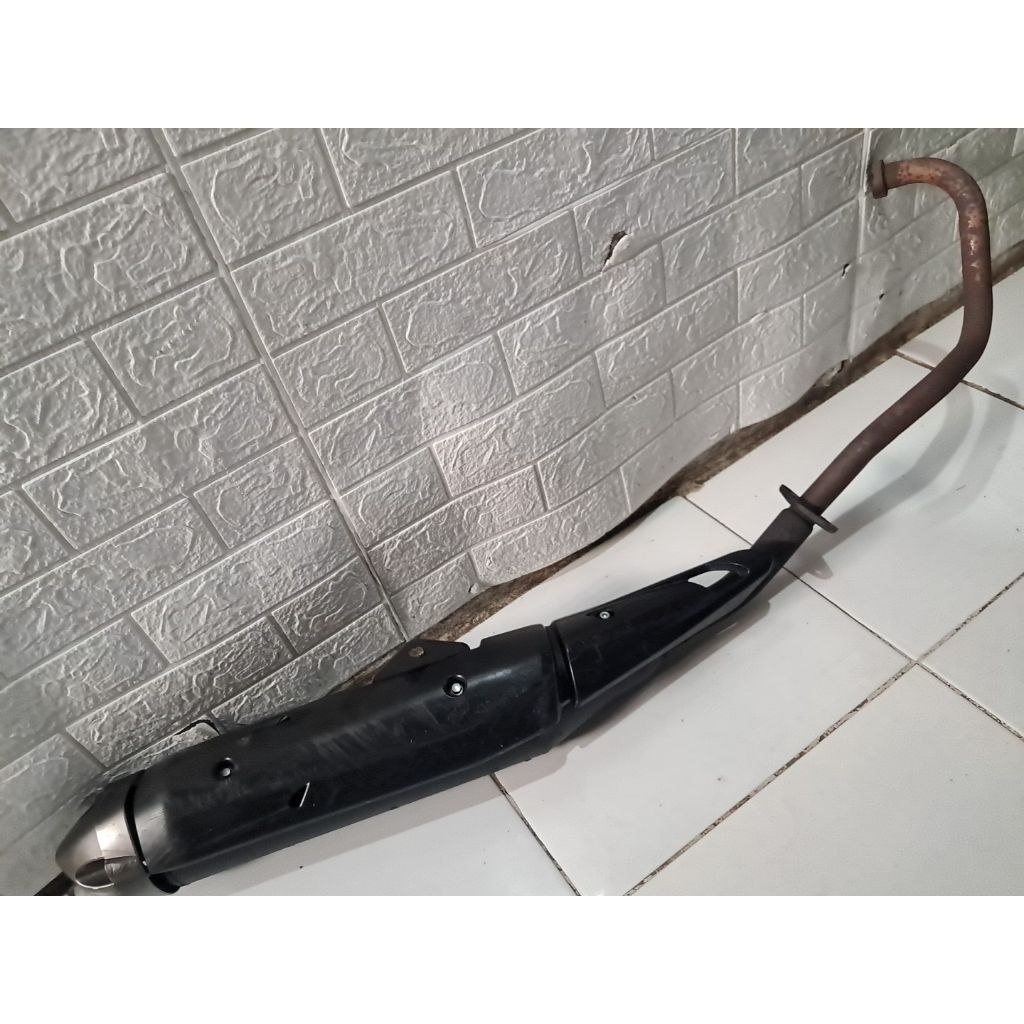 Knalpot mx King 150 jupiter mx King original dibobok ori copotan standar fullsystem fullset tinggal 