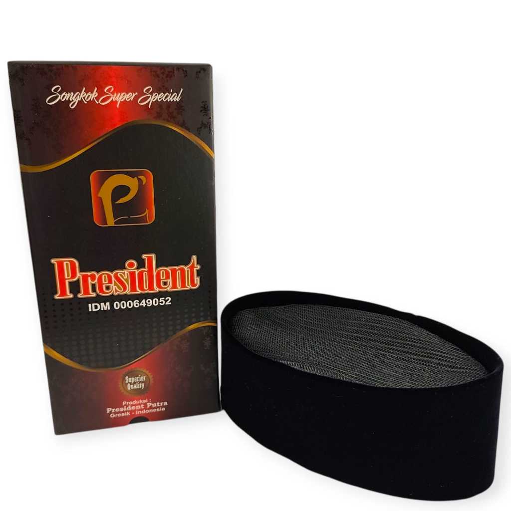 Songkok President Full AC Spesial Peci President Beludru Super Halus