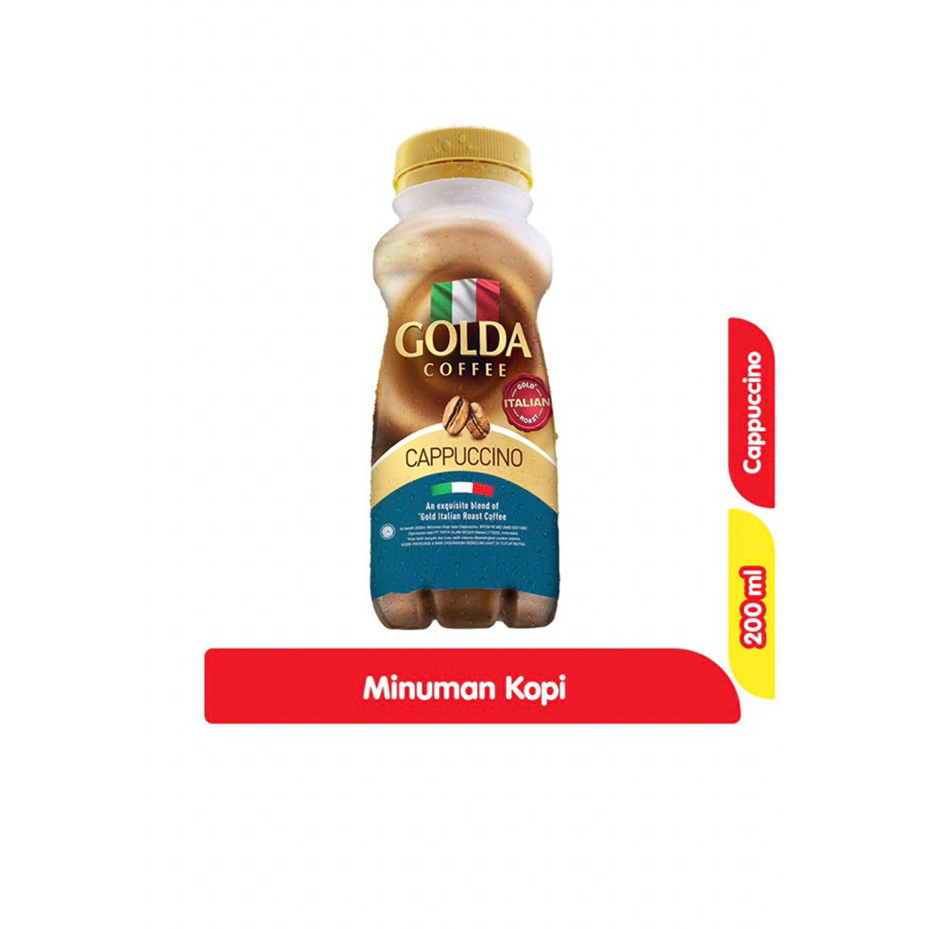 

Golda Minuman Kopi Cappucino Pet 200 ml