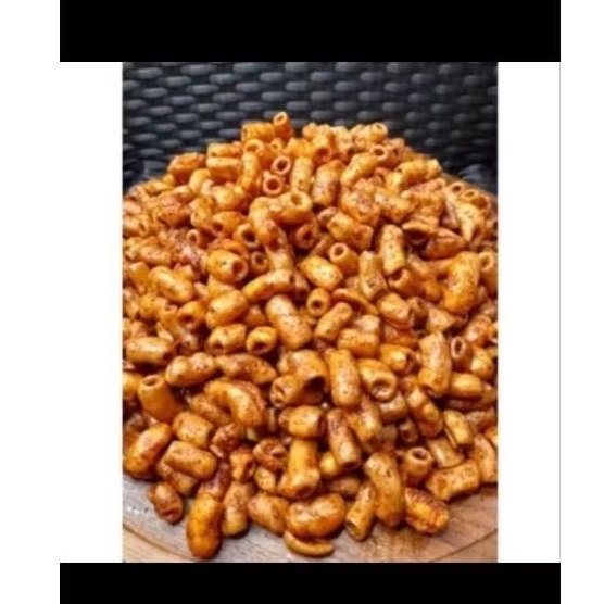 

makaroni Bantat viral pedas daun jeruk