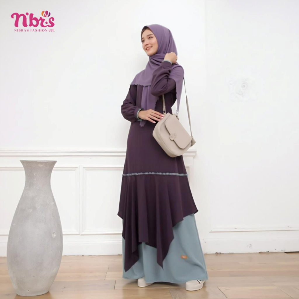 Terbaru Nibras Gamis Muslimah Nibras NGc 004 NGC 04 NGC 4 Matt Carina Premium