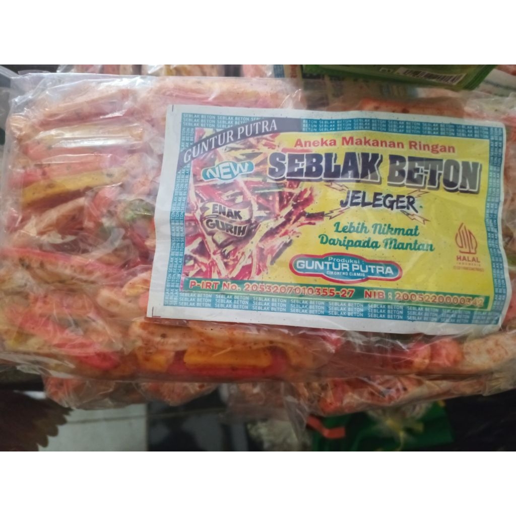 

SEBLAK BETON 1pack isi 20bngkus seblak beton