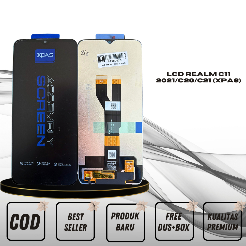LCD REALME C11 2021/C20/C21 (XPAS)ORIGINAL 100% FULLSET+TOUCHSCREEN