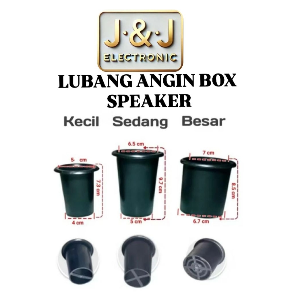 LUBANG ANGIN BOX SPEAKER KECIL- SEDANG - BESAR