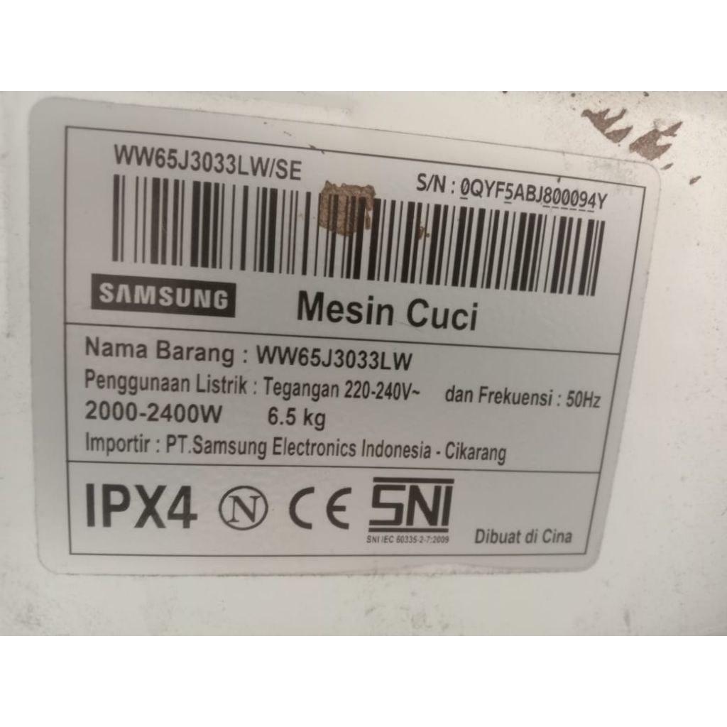 Modul Samsung WW65J3033LW