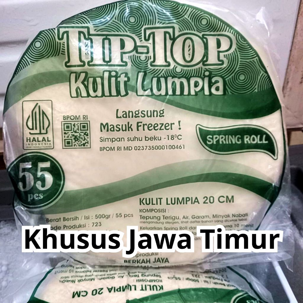 

READY KULIT LUMPIA TIPTOP ISI 55 20CM, KHUSUS DAERAH TERTENTU YAAAA