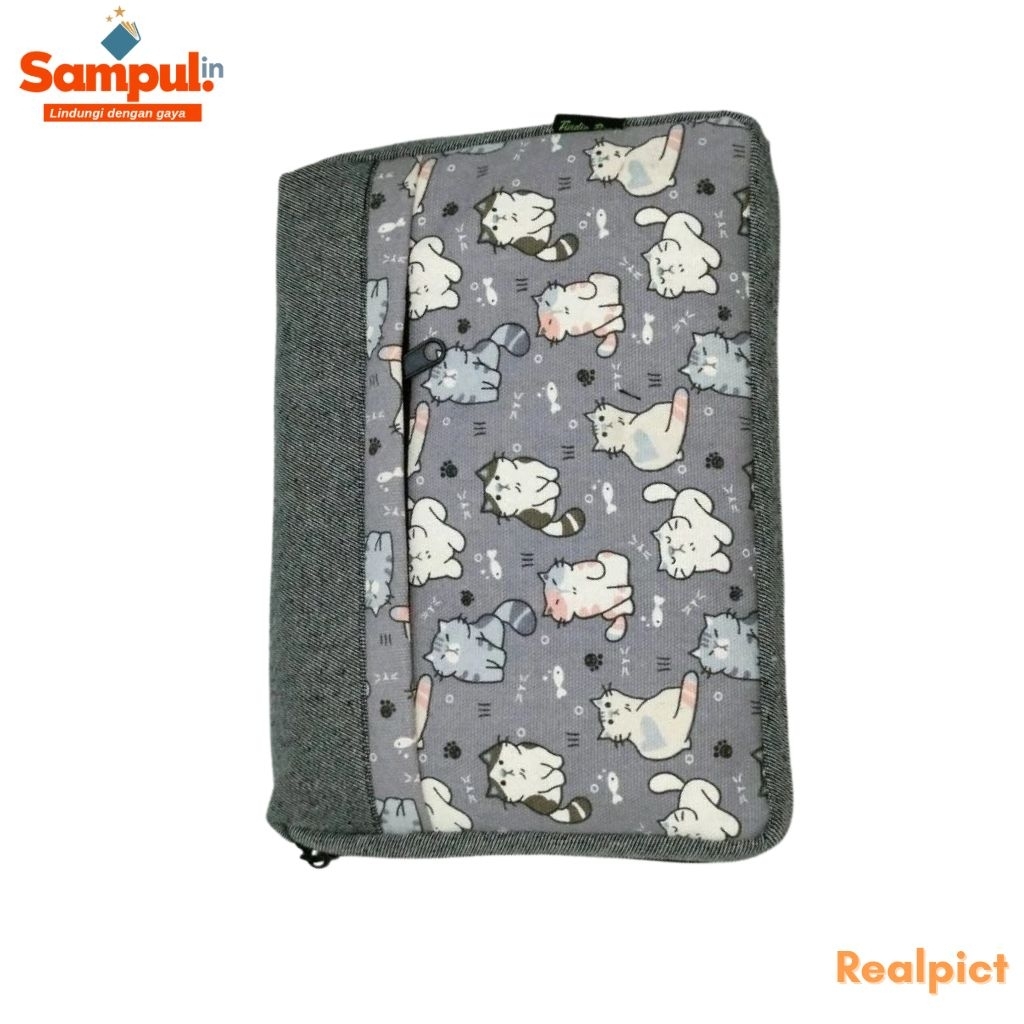 

SAMPUL/Cover Alquran Makna Besar + Saku ukuran A5, A6, B6, Hadist atau Himpunan/Sampul Resleting Motif